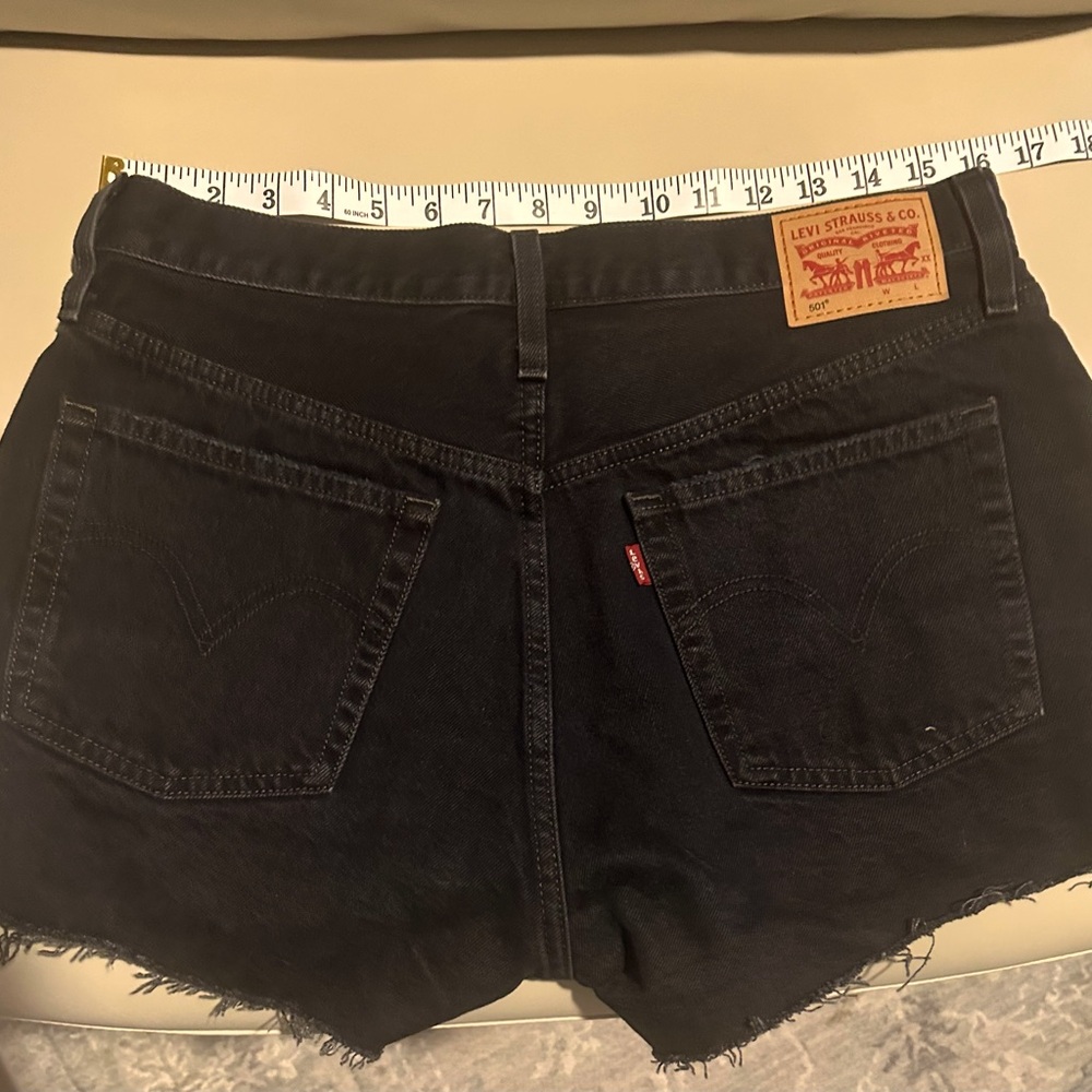 Levi’s Shorts Distressed Black Size 30 Button Fly